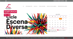 Desktop Screenshot of escalantecentreteatral.com